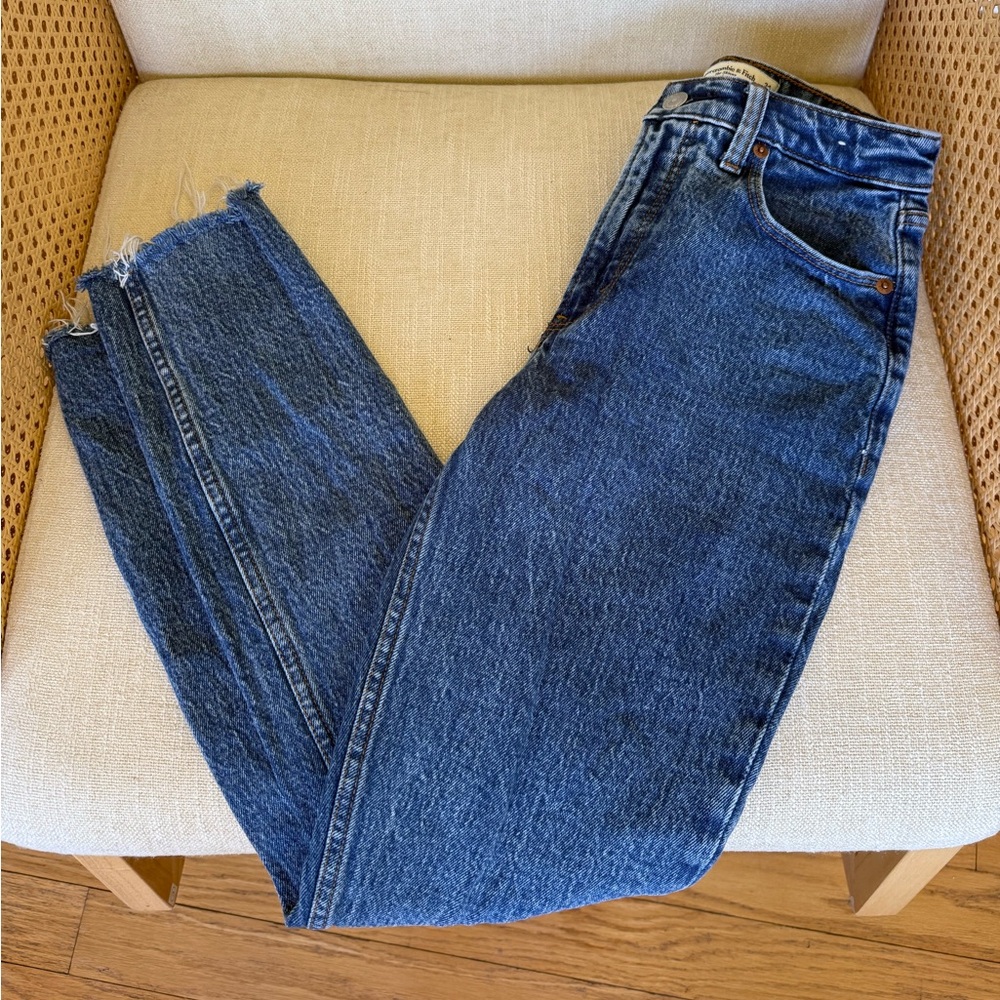 Abercrombie and Fitch high rise jeans